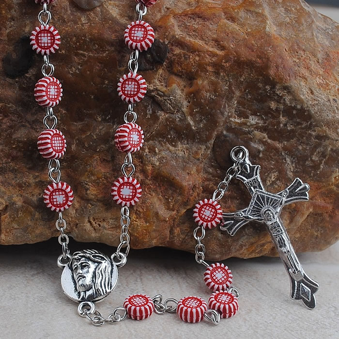 ,plastic beads rosary